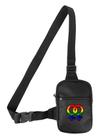 Mini Bolsa Lateral Shoulder Bag Masculina Pega Visão Estampa LGBT