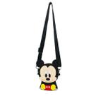 Mini Bolsa Ombro Mickey Silicone Infantil 15x11.5cm - Disney