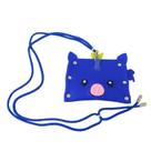 Mini Bolsa Porquinho Infantil Porta treco Blogueirinha - Azul Escuro