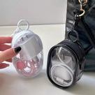 Mini Bolsa PortaAcessórios Transparente com Zíper Ideal para Viagem, Fone e Carregador