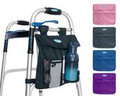 Mini-bolsa Walker Side Top Glides Universal de 5 bolsos preta