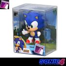 Mini Boneco Sonic Fandom Box 10cm Original Líder Brinquedos Colecionável Sega
