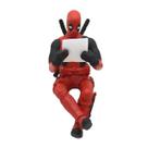 Mini bonecos de ação sentados em PVC Deadpool 1
