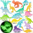 Mini Bonecos de Dinossauro AugToy que Brilham no Escuro - Kit com 16 Unidades para Festa Infantil