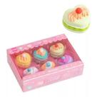 Mini Borrachas Decorativas Coração Macaron Erasers unidade