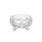 Mini Bowl de Cristal Prima 8cm C/ Pé Decorativo Elegante P/ Doces e Petiscos Lyor