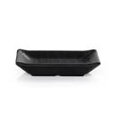 Mini Bowl Retangular Em Melamina Profissional Black 9,8Cm - Marcamix