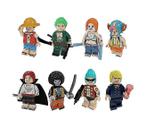 Mini brinquedos Building Block, 8 peças montadas em uma peça