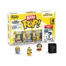 Mini brinquedos colecionáveis, pacote com 4, Funko Bitty Pop! Asseclas