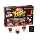 Mini brinquedos colecionáveis, pacote com 4, Funko Bitty Pop! Deadpool