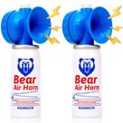 Mini buzina de ar Bear Horn Finging 40mL 123dB de volume alto para autodefesa