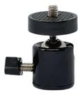 Mini Cabeça Ballhead 360 Articulado 1/4 3/8 P/ Tripé Camera