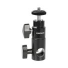 Mini cabeça esférica articulada de 1/4"-20 com suporte de luz CAMVATE