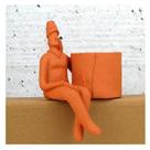 Mini Cachepot Camponês Para Suculentas Cor Terracota Mod 2