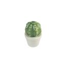 Mini Cacto de Porcelana Decorativo Plantinha Artificial