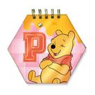 MINI CADERNO ARGOLADO HEXAGONAL POOH - Ideal para Organização e Estudo