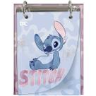 Mini Caderno Argolado Stitch Com Fichas 80 Folhas