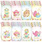 Mini caderno de chá Faccito Floral Tea Party Favors, 24 unidades