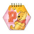 Mini Caderno Fichario Smart Hexagonal Disney Ursinho Pooh com 80 folhas Reposicionáveis