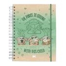 Mini Caderno Smart Yoda Star Wars Folhas Removível 80 folhas