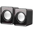 Mini Caixa de Som 3w Rms Compacta Usb P2 - Preto