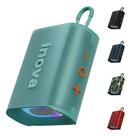 Mini caixa de som bluetooth caixinha som Portátil Potente Tws Com Rádio Rgb Inova cases caixinha