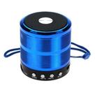 Mini Caixa De Som Bluetooth Portátil Speaker Ws887 Azul