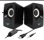 Mini caixa de som p/PC multimédia digital speaker AL-3087