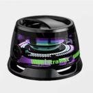 Mini Caixa De Som Stereo Com LED Bluetooth magnético portátil mini Speaker