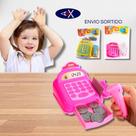 Mini Caixa Registradora Rosa com Moedas, Cartão e Bip Brinquedo Infantil Sortido Mini Caixa Registradora Rosa com Moedas, Cartão e Bip Brinquedo Infantil Sortido