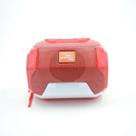 Mini Caixa Som Bluetooth Bazooca Usb/Sd/Fm/Bt 10W Vermelha