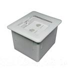 Mini caixa universal quadrada 2 tomadas rj45 Mini caixa universal quadrada 2 tomadas rj45