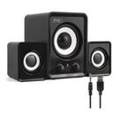 Mini Caixinha Caixa de Som C/ Subwoofer USB Som Estéreo 12W RMS P2 3.5mm Mini Caixinha Caixa de Som C/ Subwoofer USB Som Estéreo 12W RMS P2 3.5mm
