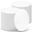 Mini Cake Boards O'CREME, papel alumínio branco de 8,25 cm, pacote com 100 Mini Cake Boards O'CREME, papel alumínio branco de 8,25 cm, pacote com 100