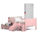 Mini Cama Bella Infantil Montessoriana com Baú e Colchão