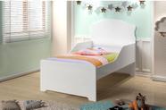 Mini Cama Branco Deluxe com Colchão Mini Cama Branco Deluxe com Colchão