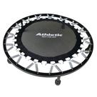 Mini Cama Elástica Jump Profissional Athletic 150kg 30 Molas Preto para Treino Intenso