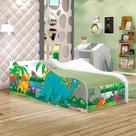 Mini Cama Fun Dinossauro no Lago Infantil Com Colchão Mini Cama Fun Dinossauro no Lago Infantil Com Colchão