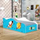 Mini Cama Fun Foguete Espacial Infantil Com Colchão