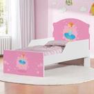 Mini Cama Infantil 153,2x79cm com Proteção Lateral Personagens Bailarina K02 - D Rossi