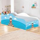 Mini Cama Infantil 157,5x72,5cm com Proteção Lateral Personagens Marinheiro K02 - D Rossi