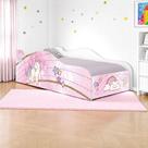 Mini Cama Infantil 157,5x72,5cm com Proteção Lateral Personagens Unicórnio K02 - D Rossi