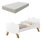 Mini Cama Infantil Angel para Quarto de Criança com Colchão Juvenil