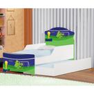 Mini Cama Infantil com Auxiliar Pop Papagaio Futebol Mini Cama Infantil com Auxiliar Pop Papagaio Futebol