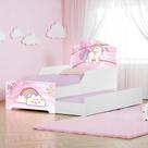 Mini Cama Infantil com Cama Auxiliar 153x79cm Personagens K02 - D Rossi