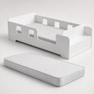 Mini Cama Juvenil Berço Montessoriana Manu De Mdf Com Proteção Lateral Para Quarto Infantil Cantos arredondados Acompanha Colchão Mini Cama Juvenil Berço Montessoriana Manu De Mdf Com Proteção Lateral Para Quarto Infantil Cantos arredondados Acompanha Colchão