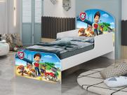 Mini Cama Juvenil Infantil Adesivada 100% Mdf - Patrulha