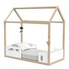 Mini Cama Montessoriana Liv Branco Soft Natural - Matic Mini Cama Montessoriana Liv Branco Soft Natural - Matic