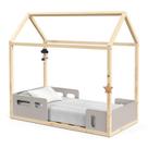 Mini Cama Montessoriana Liv Cinza Natural - Matic Mini Cama Montessoriana Liv Cinza Natural - Matic