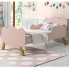 Mini Cama Nuvem Rosa com Proteção Lateral Mini Cama Nuvem Rosa com Proteção Lateral